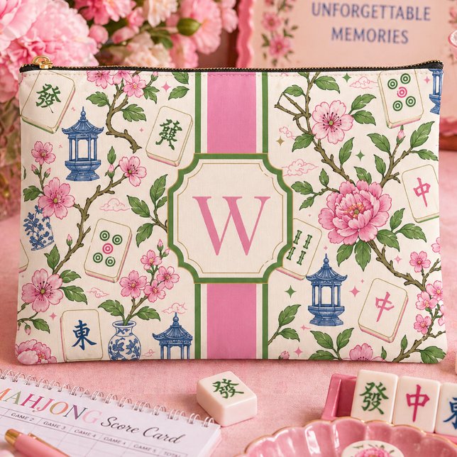 Bolso de Mahjong Chinoiserie Personalizado con Mon (Subido por el creador)