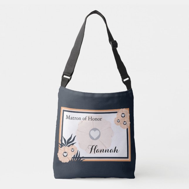 Bolso de mano con cruzado para boda de dama de hon (Anverso)