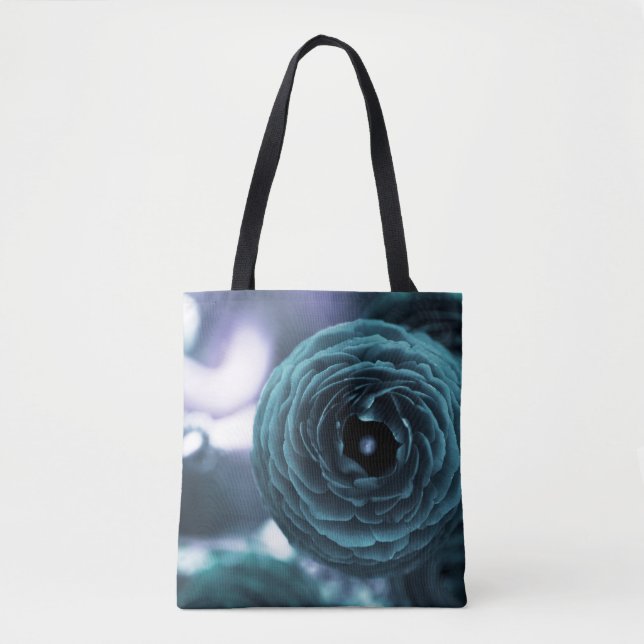 Bolso de mano floral de agua envejecida (Anverso)
