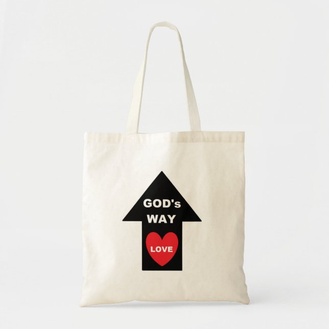 Bolso de mano Gods Way Love Arrow Heart (Frente)