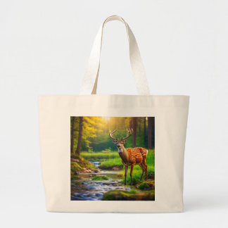 Bolso de mano para damas con estampado de ciervo n