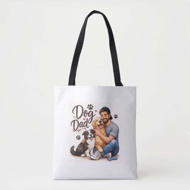 Bolso de mano Proud Dog Dad – Bolsa de regalo para (Anverso)