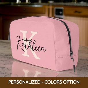 Bolso de Maquillaje con Inicial de Nombre Personal