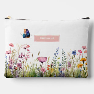 Bolso de Maquillaje con Nombre Personalizado con F
