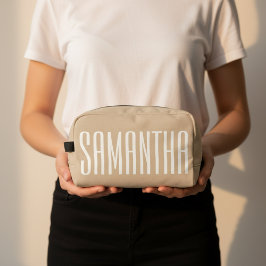 Bolso de Maquillaje con Nombre Personalizado para 