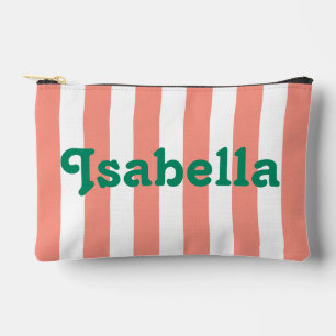 Bolso de Maquillaje de Nombre Personalizado Rosa R