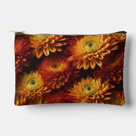 Bolso de maquillaje floral de otoño
