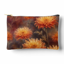 Bolso de maquillaje floral de otoño4