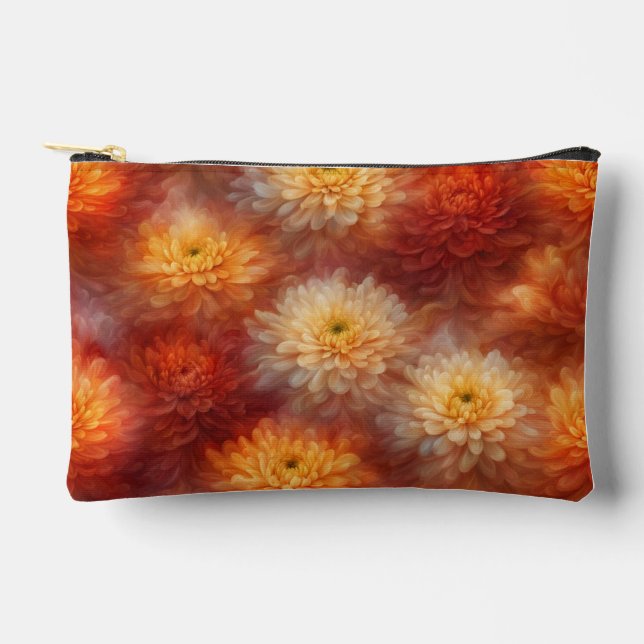 Bolso de maquillaje floral de otoño 1 (Anverso)
