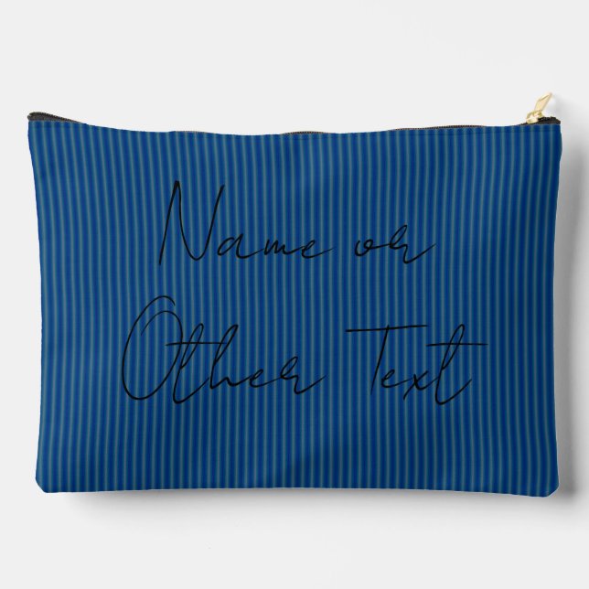 Bolso de Maquillaje Líneas Azules HAMbyWG (Reverso )