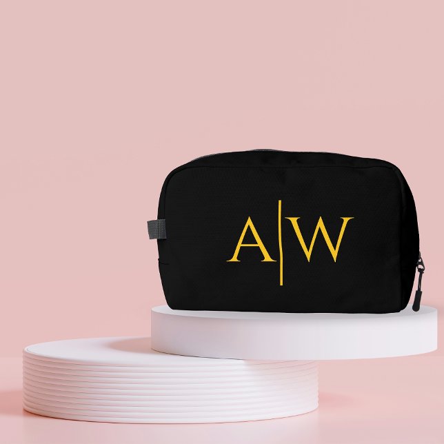 Bolso de Maquillaje para Damas de Honor Negro, Reg (mother’s day toiletry bag, birthday gift for mom, graduation gift for her, custom bag for teacher,)