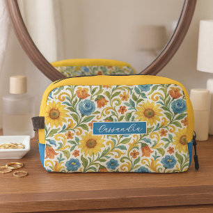 Bolso de Maquillaje Personalizado con Arte Floral