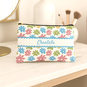 Bolso de Maquillaje Personalizado con Patrón Flora