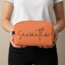 Bolso de Maquillaje Personalizado Coral para Damas