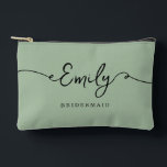 Bolso de Maquillaje Personalizado Regalos para Dam<br><div class="desc">Estas elegantes y consideradas bolsas pequeñas son el regalo perfecto para tus damas de honor, una hermosa forma de mostrar tu aprecio por su amor y apoyo. Ya sea como regalo para la fiesta de boda, un favor para la despedida de soltera o una propuesta para dama de honor, estas...</div>