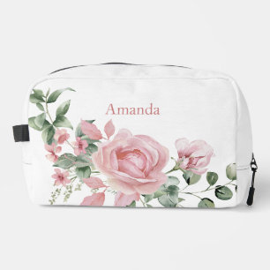 Bolso de Maquillaje Personalizado Rosas Rosadas Ac