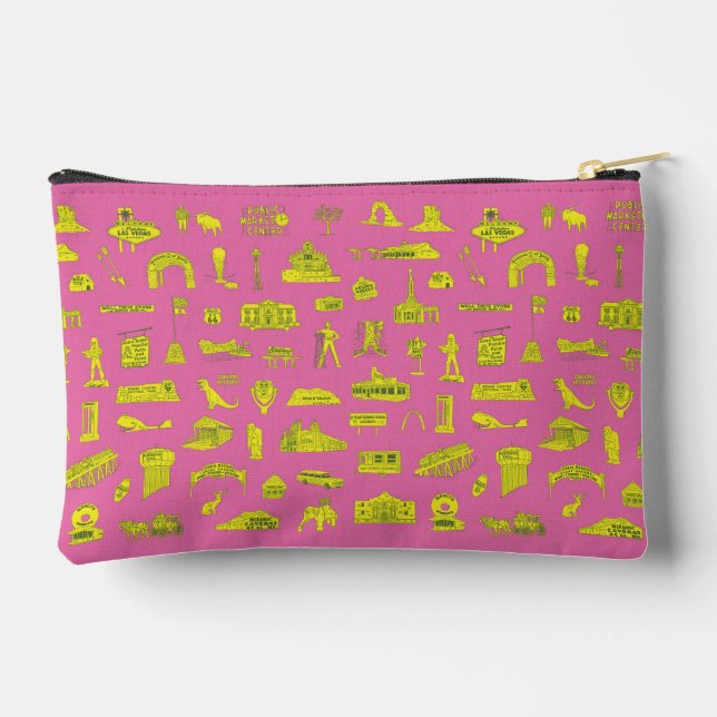 Bolso de Maquillaje Retro Road Trip (Reverso )