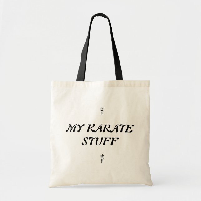 Bolso de "mi materia del karate" (Frente)