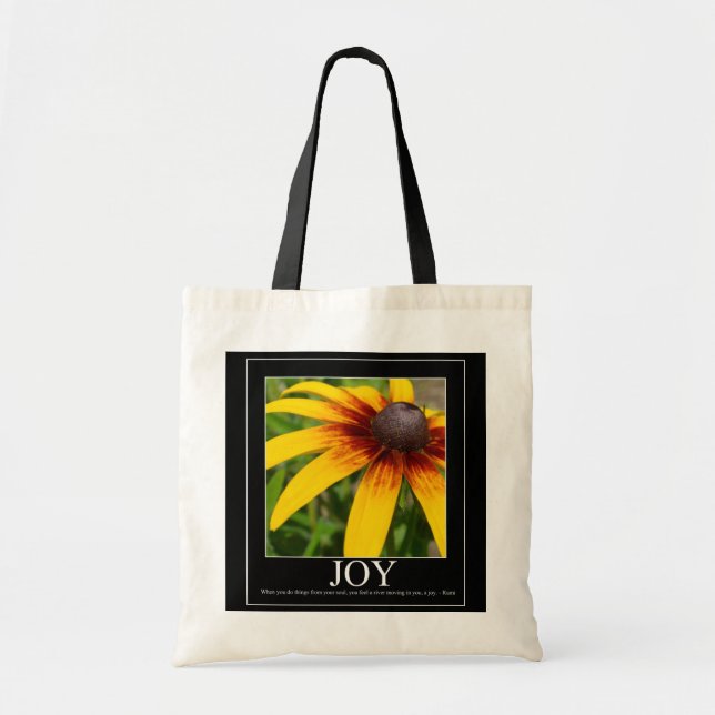 Bolso de motivación de la flor de Rumi de la (Frente)