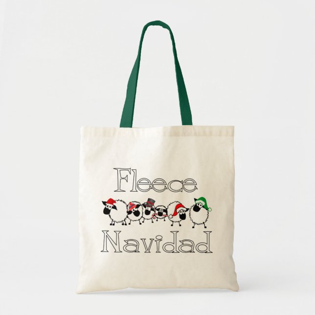 Bolso de Navidad del paño grueso y suave (Frente)