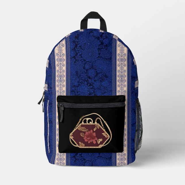 Bolso de oro de Borgoña arte de IA (Anverso)