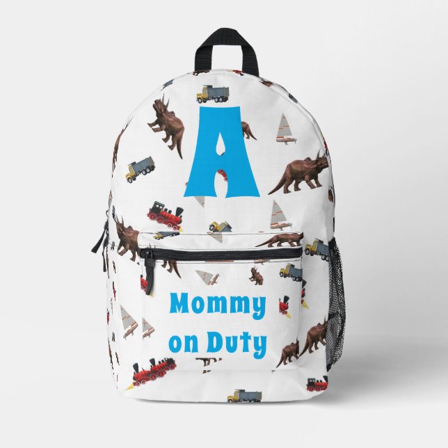 Bolso de pañales personalizable lindo para bebé ni (Anverso)