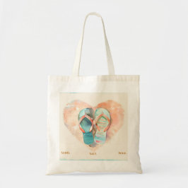 Bolso de Playa Corazón de Chanclas – Bolsa de Vera