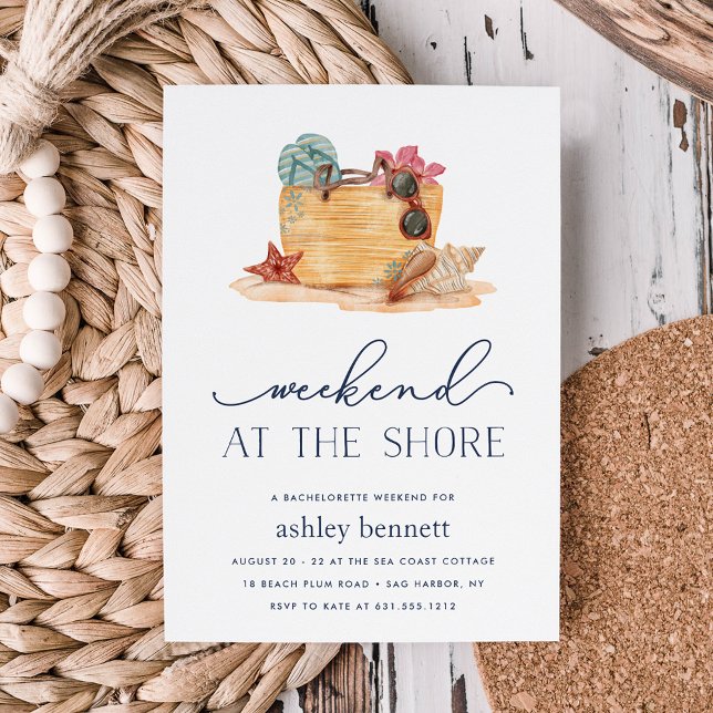 Bolso de playa | Invitación a Getaway Shore Weeken (Subido por el creador)