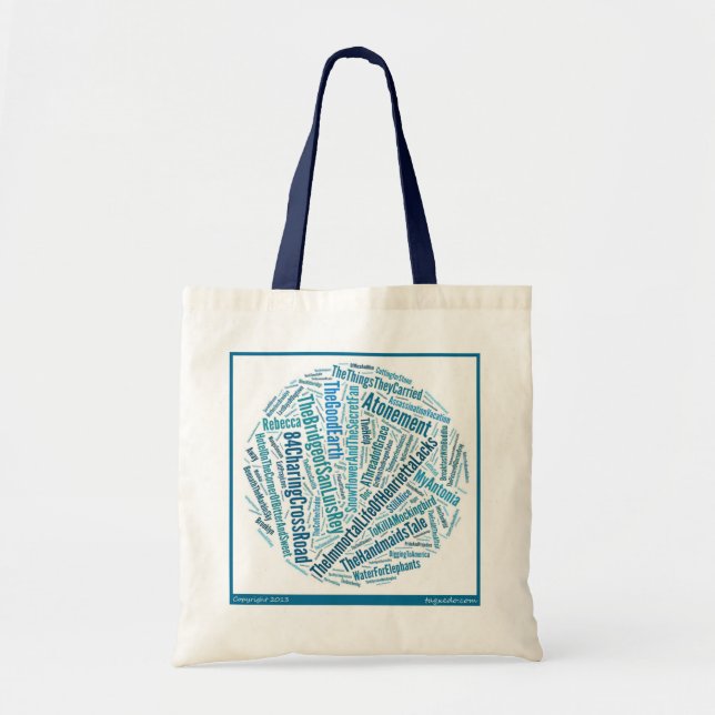 Bolso de punto del bookclub del tote del arte del (Frente)