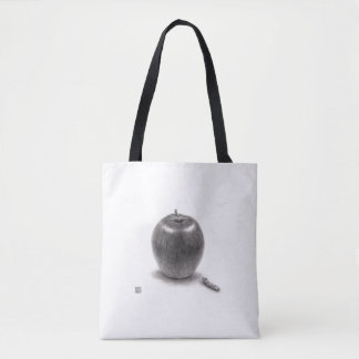 BOLSO DE TELA りんごとあおむし