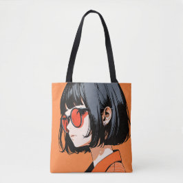 Bolso De Tela サングラスJKトートバッグ|寿司娘 GenerativeAI