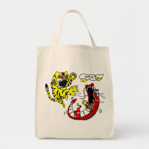Bolso De Tela タイガー y ドラゴンドラゴンソーダ