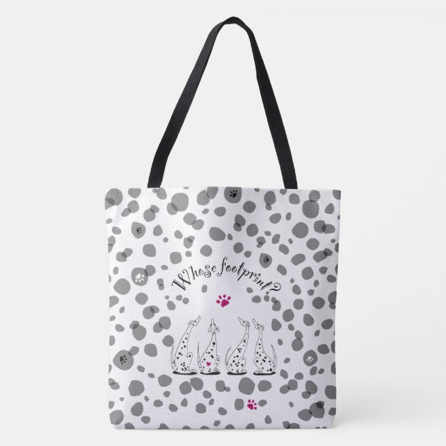 BOLSO DE TELA ダルメシアンの気持ち。 (Anverso)