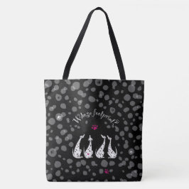 BOLSO DE TELA ダルメシアンの気持ち。ブラックバック