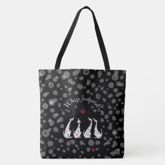 BOLSO DE TELA ダルメシアンの気持ち。ブラックバック