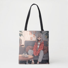 Bolso De Tela トートバッグ・Cafeベージュ|寿司娘 GenerativeAI