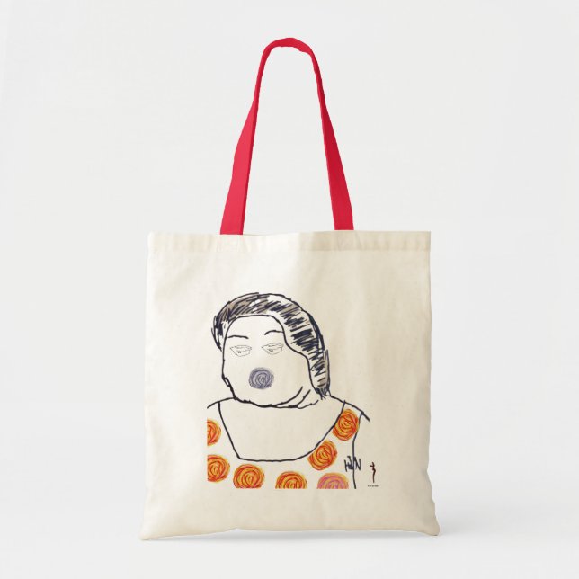 BOLSO DE TELA マーシャとマグロ寿司 (Frente)