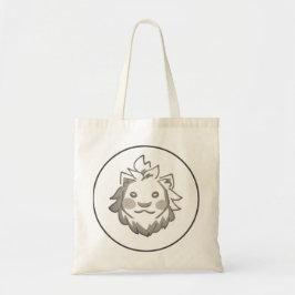 BOLSO DE TELA モノトーンのシンプルライオンバッグ｜勇気と洗練を象徴するデザイン