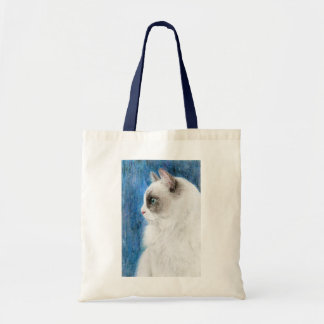 BOLSO DE TELA ラグドールの横顔アートトート