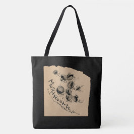 BOLSO DE TELA 墨絵_マッシュルーム