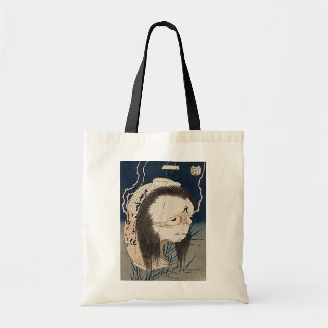 Bolso De Tela 提灯のお化け, fantasma de la linterna, Hokusai, Ukiyo-e (Frente)