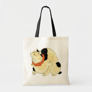 Bolso De Tela 日本猫, gato japonés del 国芳, Kuniyoshi, Ukiyo-e