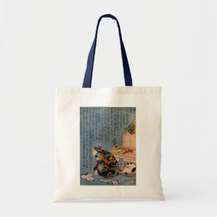Bolso De Tela 猫好きな絵師の自画像, pintor que tiene gusto de gatos,