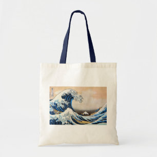 Bolso De Tela 神奈川沖浪裏, gran onda del 北斎, Hokusai