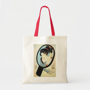 Bolso De Tela 鏡 の 中 の 女, 国 Mujer en el Espejo, Kunisada