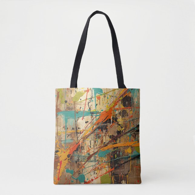 Bolso De Tela 001_Salpicadura de pintura (Anverso)