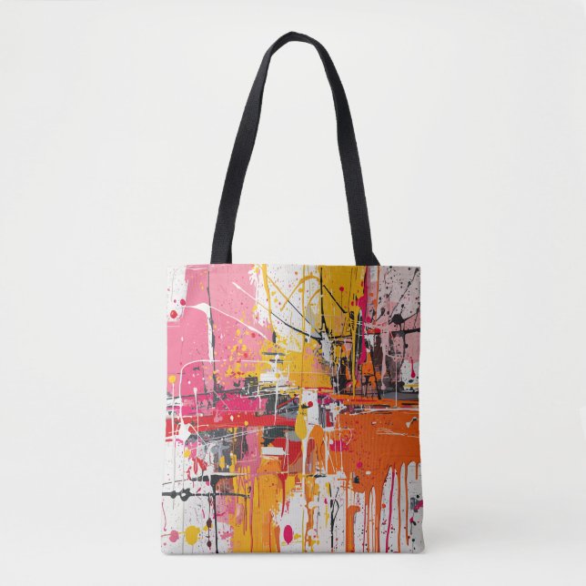 Bolso De Tela 003_Salpicadura de pintura (Anverso)