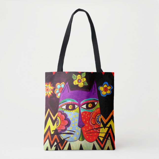 Bolso De Tela 0138 Catface - Tote Bag (Anverso)