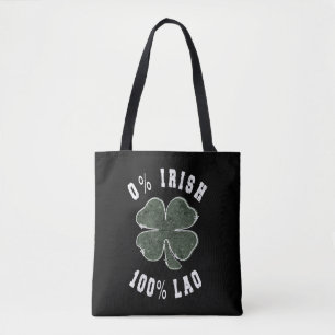 Bolso De Tela 0 Irlandés 100 Loa Shamrock