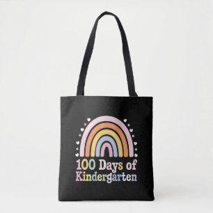 Bolso De Tela 100.º día de jardín de infantes maestro niños 100